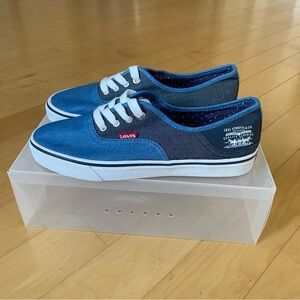 New Levi's Blue and White Casual Sneakers